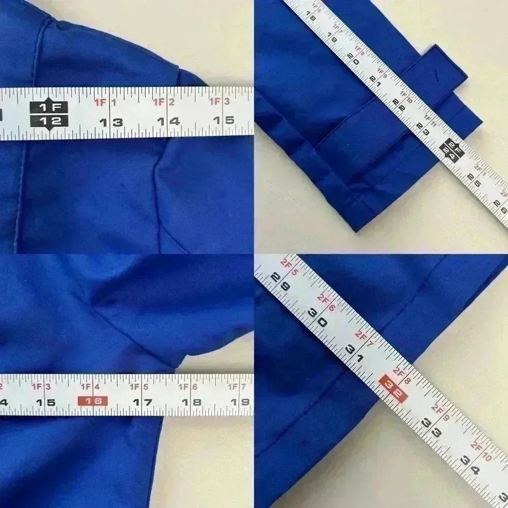 Scotch & Soda Trench Coat Lightweight Utility Jacket Cotton Cobalt Blue XS NEW - Picture 14 of 16